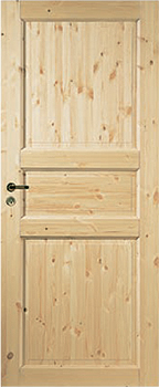GAシリーズ 無塗装パインドア スウェーデンパイン無垢木製室内ドア 節 