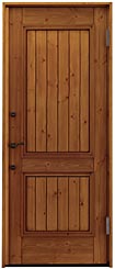 木製ドア、日本製の片開き戸ドアタイプ