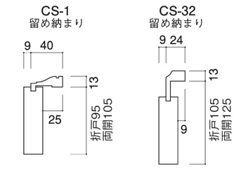 ケーシングの寸法図