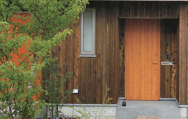 桧無垢材の玄関ドア 日本製   アイエムドア YUシリーズMタイプ 片